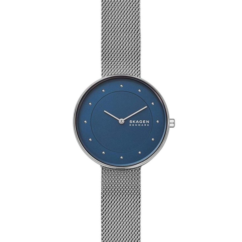 SKAGEN[スカーゲン] skw2809 シルバーメッシュ ブルーダイアル Silver