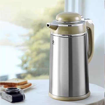 SHIMIZU/清水保溫壺家用不銹鋼熱水瓶玻璃內膽公室小型保溫水壺