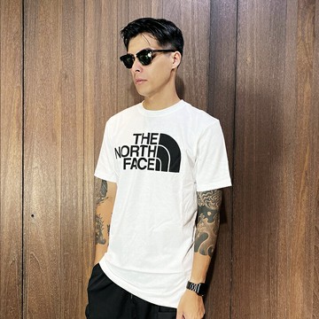 美國百分百【全新真品】The North Face 短袖 棉質 T恤 TNF 上衣 LOGO 短T 白色 E841