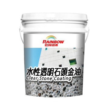Rainbow 472水性透明石頭金油 有光（1加侖）