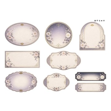【9 月新品】20-149-0091 裁切紙 幻想復古浪漫喫茶店