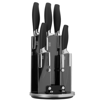 《TaylorsEye》Brooklyn旋轉刀座+刀具5件-銀-