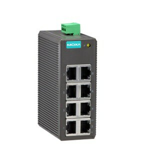MOXA EDS-208 8埠入門級非網管型乙太網路交換器