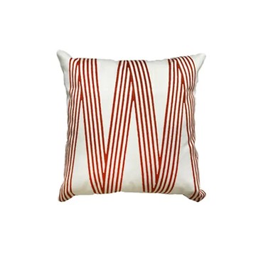 Ks｜洛迪花園 寧靜紅 刺繡 (50x50cm，含靠墊芯)靠