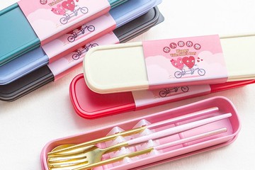 情人節禮物贈品 精緻不鏽鋼環保餐具3件組 (滿百份免費客製印名字