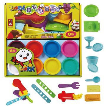 【 風車出版 】 FOOD超人 食物篇小麥黏土8色*新版*