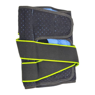 AD-ROCKET 環型透氣可調式膝蓋減壓墊，矽膠保護墊，雙重綁帶加壓固定  45.5 x 23cm  1個