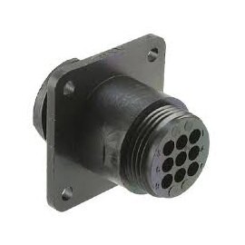206705-1 9P 公座 TE / Tyco AMP CPC-1系列11號標準環形圓形連接器 connector 接頭(含稅)【佑齊企業 iCmore】