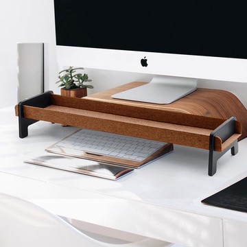 U-Shap 桌上型U型收納架 稻穗紋灰