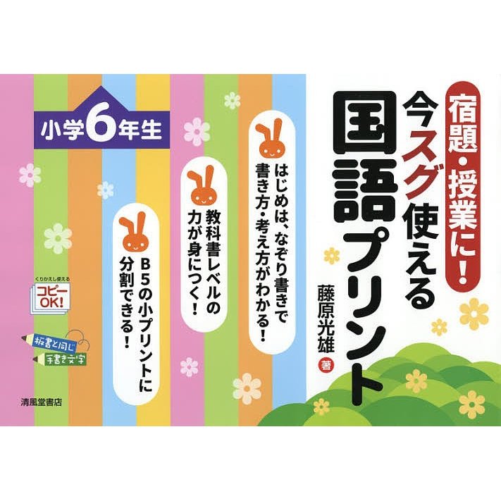 宿題・授業に 今スグ使える国語プリント 小学6年生