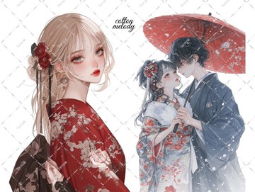 original sticker no.7841 人物貼紙 原創貼紙 人物貼紙 女孩貼紙 原創人物貼紙