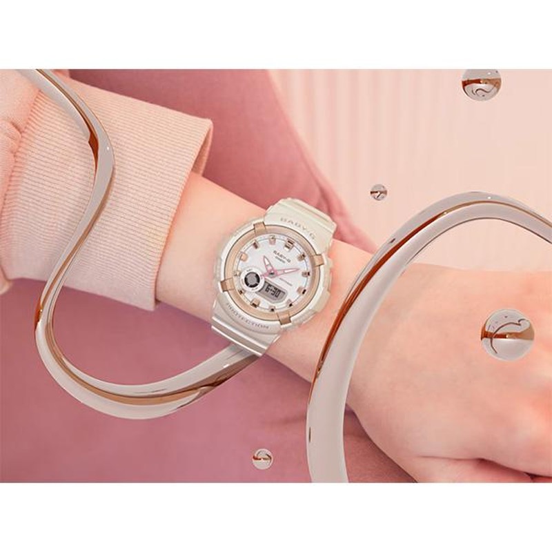 BABY-G BGA-280BA-4AJF 腕時計 レディース デジアナ ピンクベージュ