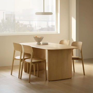 【iloom 怡倫家居】STRATO 1800型實木餐桌 2色可選 咖啡桌 桌子 餐桌 圓桌 小圓桌 圓形餐桌 長桌)