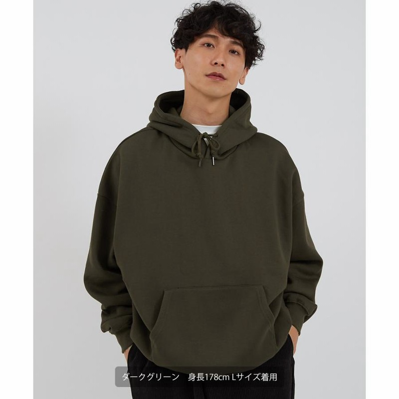 パーカー メンズ 12色展開 裏起毛 プルオーバー ビッグ