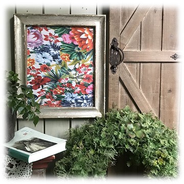 實木做舊大相框 掛墻 懷舊風格1入