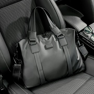 文件包 公事包 公務包 2023新款防水耐磨手提包公文包韓版男包休閒時尚單肩包斜背包潮『FY00882』