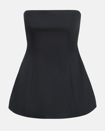 Silvia Strapless Peplum Top
