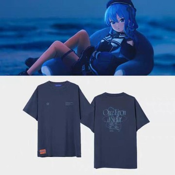 Hololive星街彗星2026競技場巡演周邊星詠者同款印花T恤男女衣服