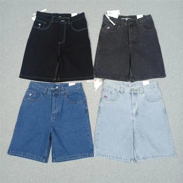 SkateBoy Shorts Jeans滑板寬松牛仔褲短褲五分褲