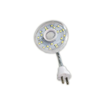 23LED可彎式感應燈泡 插頭 正白光