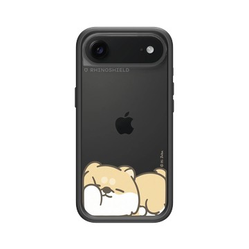 iPhone Air Mod NX -邊框背蓋組合 (相機按鈕) 黑 - 嗨小強 Hi John - 滿版柴柴