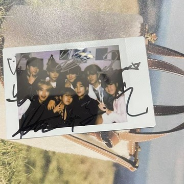 ⭐韓國代購正版⭐Stray kids 團簽名 黃鉉辰 簽名拍立得3寸非印刷生日禮物送同學