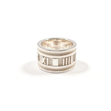 【日本直送 二手美品】9 號 蒂芙尼 TIFFANY&Co. Atlas 戒指 銀 925 古董飾品