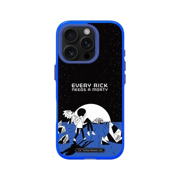 iPhone 16 Pro Clear 激光藍 - 瑞克和莫蒂 Rick and Morty - Every Rick Needs a Morty