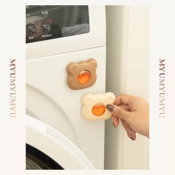 隔日到貨｜小熊造型液體香薰貼 廁所浴室鞋櫃芳香 擴香貼式香氛 可愛居家香味｜MYUMYU 沐慕家居 台灣