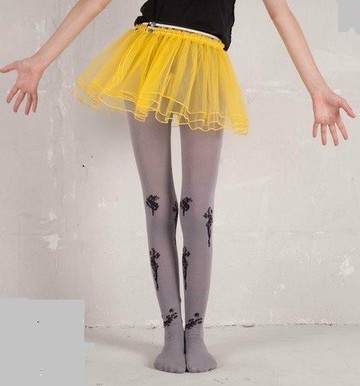 灰色芭蕾舞伶褲襪