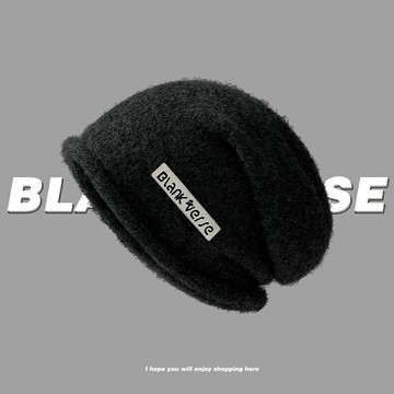 現貨+預購 針織帽毛帽-中性低調百搭素色堆堆帽男女帽子3色74hv47【獨家進口】【米蘭精品】