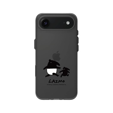 iPhone Air Clear (相機按鈕) 酷墨灰 - 馬來貘 Laimo - 來貘與小貘