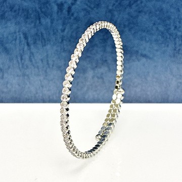 Edith & Jaz • 小圓邊鋯石手鐲