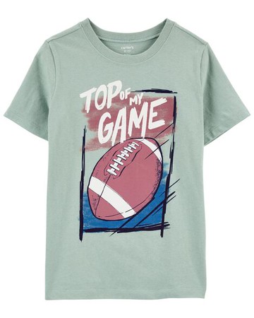Football Top Of My Game Jersey Tee
