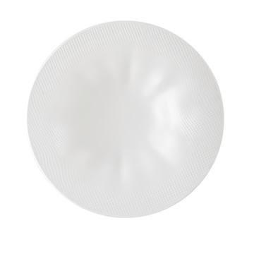 WANDU 瓦讀 陶瓷湯盤 10吋 織白  1個