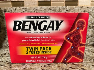美國原裝 BENGAY Ultra Strength 肌肉痠痛按摩膏 113g 2條盒裝