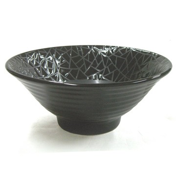 [豐名日本餐具] 6.5麵井 MONO黑 / H109-65NW