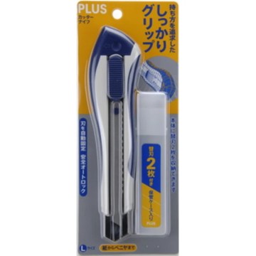 【PLUS 普樂士】CU-005   美工刀 / 個(大  附刀片)