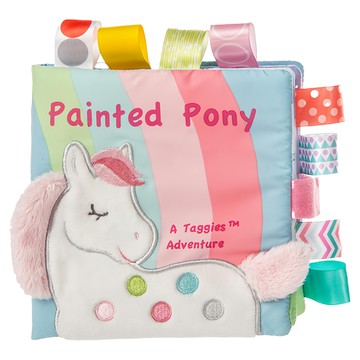Mary Meyer蜜兒 標籤布書 Painted Pony，啟發幼兒知覺學習 促進寶寶大腦發育  A Taggies Adventure