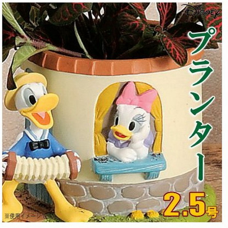 プランター 2 5号 小さい 植木鉢 窓辺 ドナルドダック デイジーダック ディズニー キャラクターグッズ かわいい 玄関飾り おしゃれ 通販 Lineポイント最大0 5 Get Lineショッピング