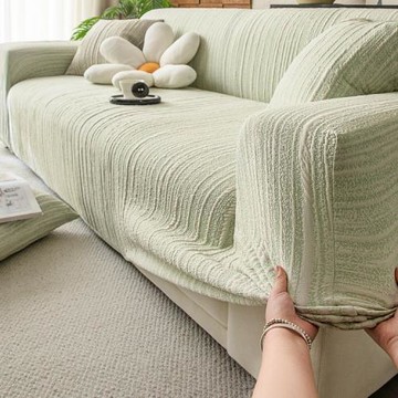 四季通用彈力沙發套罩2025新款防貓抓直排沙發罩全包保護套罩布藝