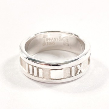 【日本直送 二手美品】10號 蒂芙尼 TIFFANY&Co. Atlas 戒指 銀 925