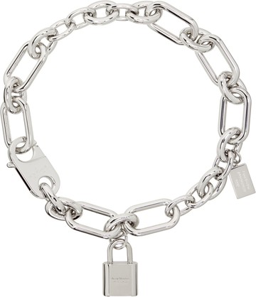 Acne Studios 银色 Padlock 项链