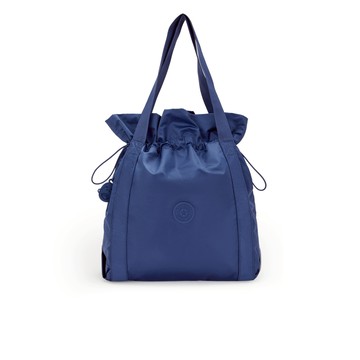 『拉拉包』休閒藍束口托特包-ELMAR