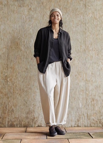 復古文青 棉麻男裝襯衫 舒適休閒襯衣