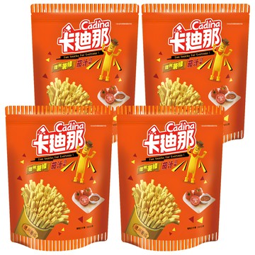 Cadina 卡迪那 德州薯條 茄汁口味  240g  4包