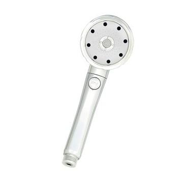 POPMORE 氣泡奇姬美肌沐浴器 五段水流一鍵止水微氣泡蓮蓬頭 1入 SPA美容級花灑 4.6億微米氣泡 高涵氧氣泡小分子水清潔補水保濕噴霧PM-315