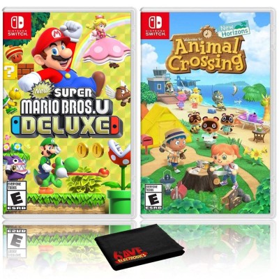 New Super Mario Bros. U Deluxe + Animal Crossing: New Horizons - Two Game Bundle - Nintendo Switch　並行輸入品