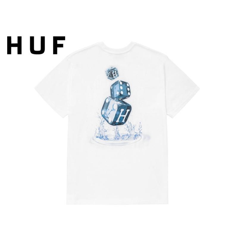 HUF【ハフ】ICE DICE T-SHIRTS WHITE アイスダイス Tシャツ ホワイト