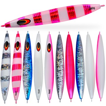 【TTFF】深海鉛魚鐵板 海釣路亞鐵板克重：100g/120g/150g/200g/280g 船釣飄落鮁魚假餌遠投海釣金